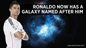 Image showing the bright CR7 Galaxy formed 13 billion years ago.