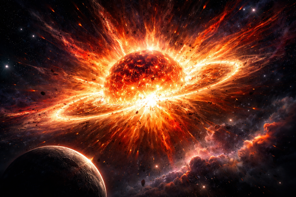 Stars maintain a balance between the outward pressure of nuclear fusion and the inward pull of gravity.